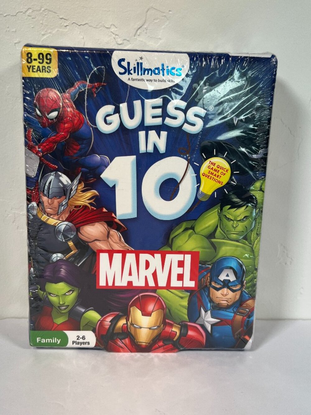 Skillmatics Guess in 10: Marvel Game New  2-6 Players  Ages 8+ Family Game Night